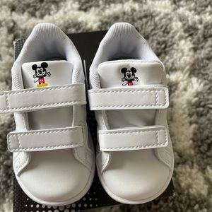 Brand new adidas Mickey size 4 baby shoes with Velcro
